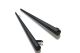 2" Black Stainless Steel Side Bars For Ford Transit Tourneo Custom LWB 2013-2023