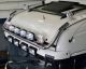 Chrome Stainless Roof Bar + Jumbo LED Spots + Clear Beacons For Iveco S-Way AT Sleeper Cab