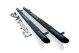 Black Stainless Steel Side Bars + 4 Step Pads + Amber LEDs For Citroen Berlingo SWB 2019+