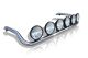 Chrome Stainless Steel Roof Light Bar + Round Spots For MAN TGL TGM High Truck